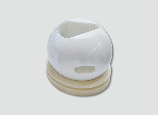 V形陶瓷球阀芯_V型陶瓷调节球阀