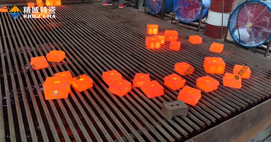 陶瓷金属锤头热处置