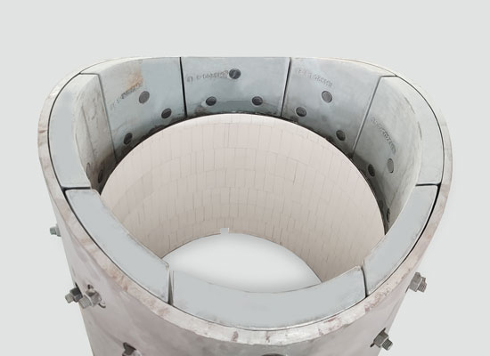 内衬陶瓷偏疼溜槽