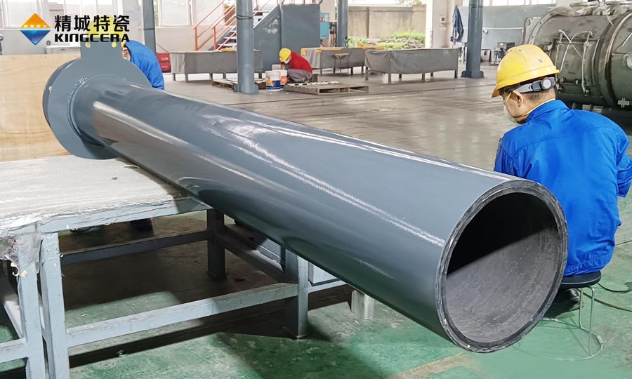 碳化硅内衬陶瓷管路