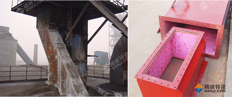 溜槽衬板|耐磨陶瓷溜槽|溜槽防磨规划