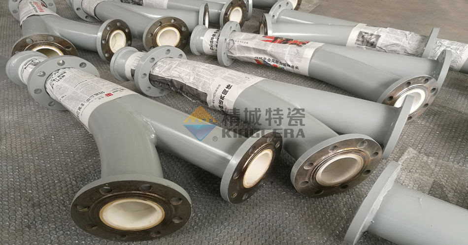  耐磨陶瓷管路弯头