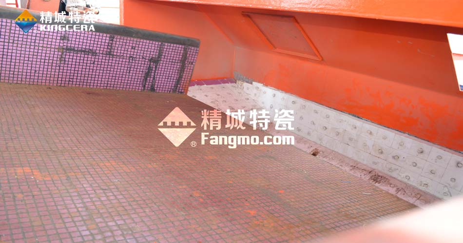 卸船机震荡给料机耐磨陶瓷衬板